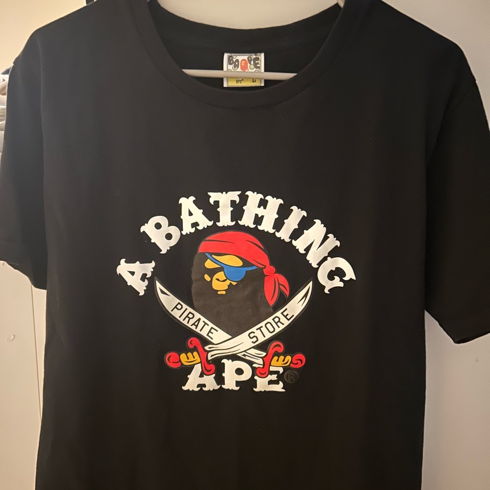 A Bathing Ape Black Graphic T-Shirt